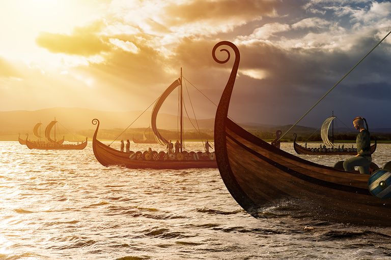 https://www.gettyimages.com/detail/photo/viking-ships-on-the-water-under-the-sunlight-and-royalty-free-image/905540434?phrase=vikings+attack