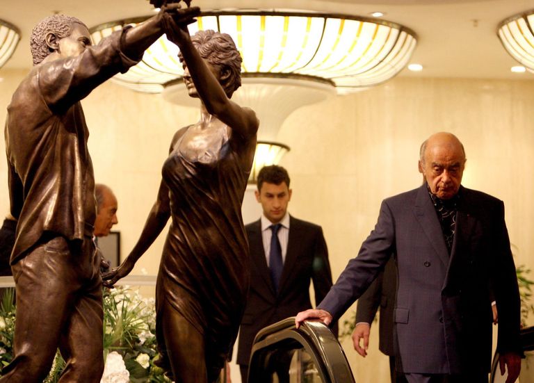 https://www.gettyimages.com/detail/news-photo/mohamed-al-fayed-observes-a-two-minute-silence-in-memory-of-news-photo/76434374