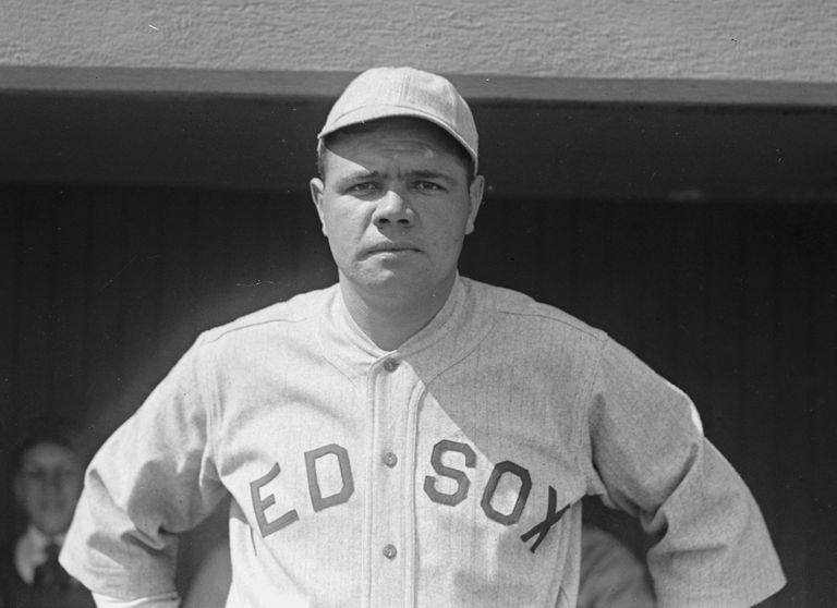https://www.gettyimages.co.uk/detail/news-photo/baseball-player-babe-ruth-on-the-field-in-his-boston-red-news-photo/802930026?phrase=Babe%20Ruth%20red%20sox